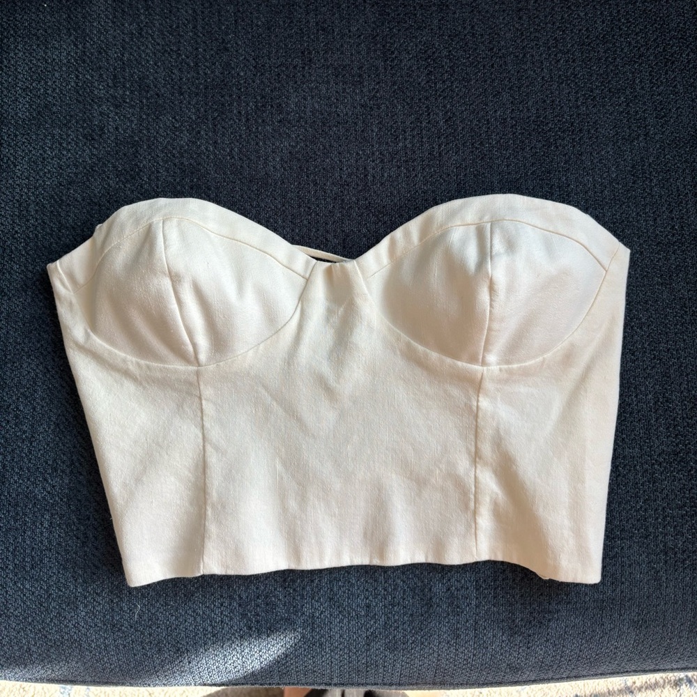 Linen crop top
